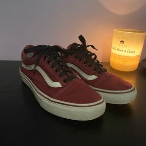 maroon vans